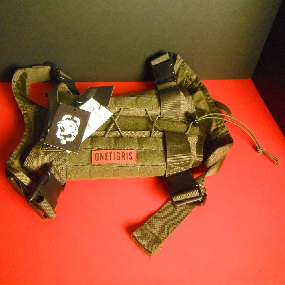 OneTigris Tactical Dog Harness Comfortable Patrol K9 Vest Size L